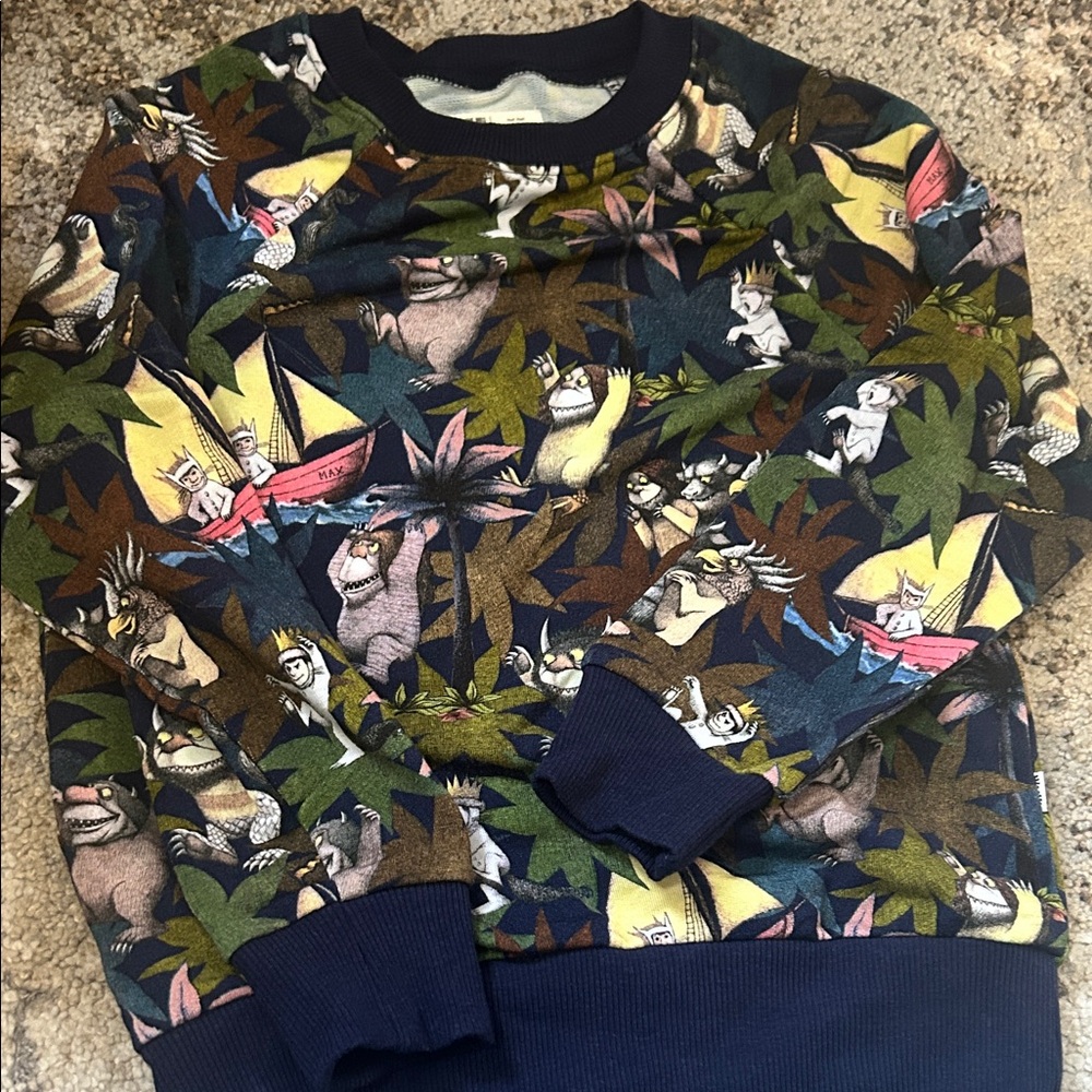 Little Sleepies Navy Multi Gruffalo Print Sweatshirt